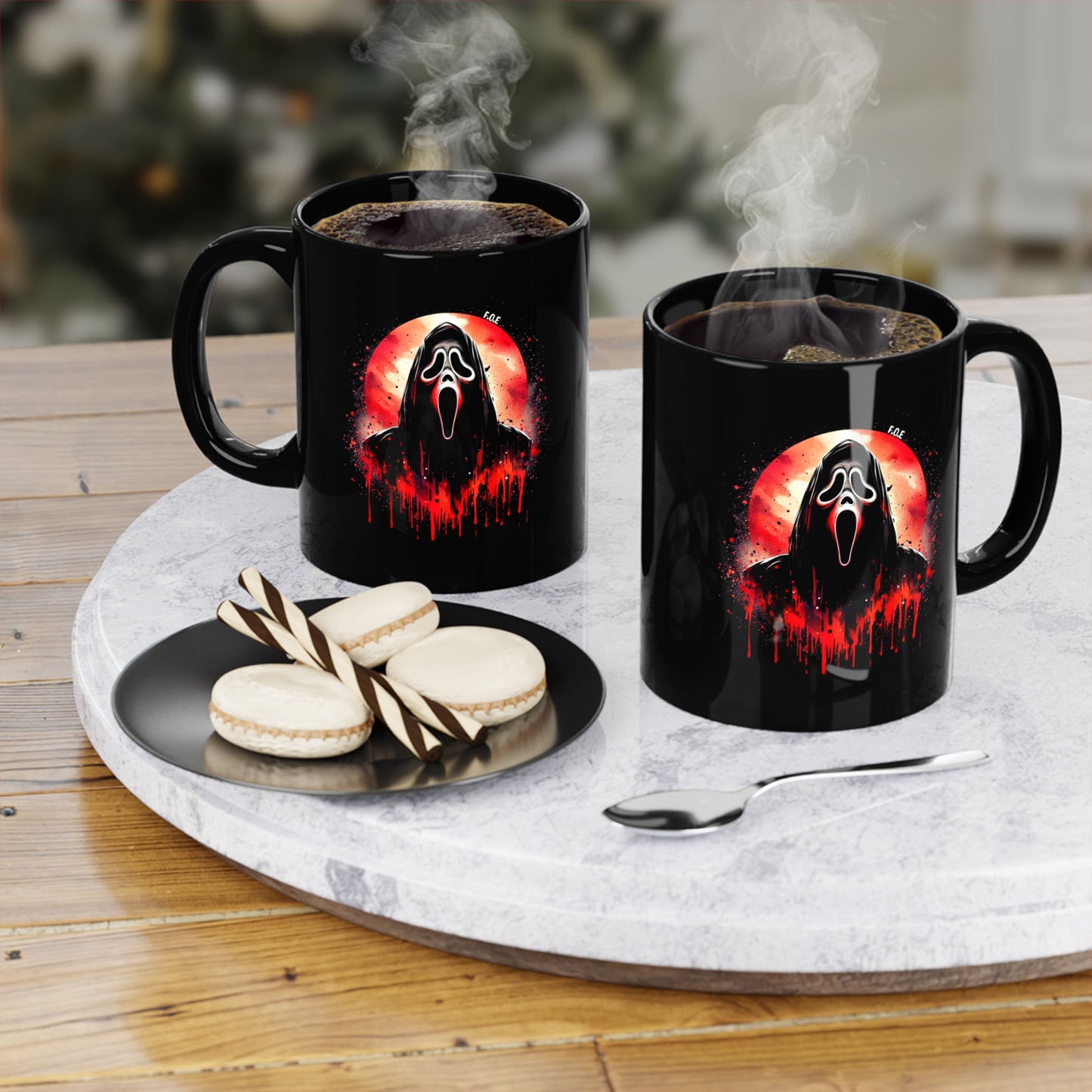 GhostFace Black 11oz mug