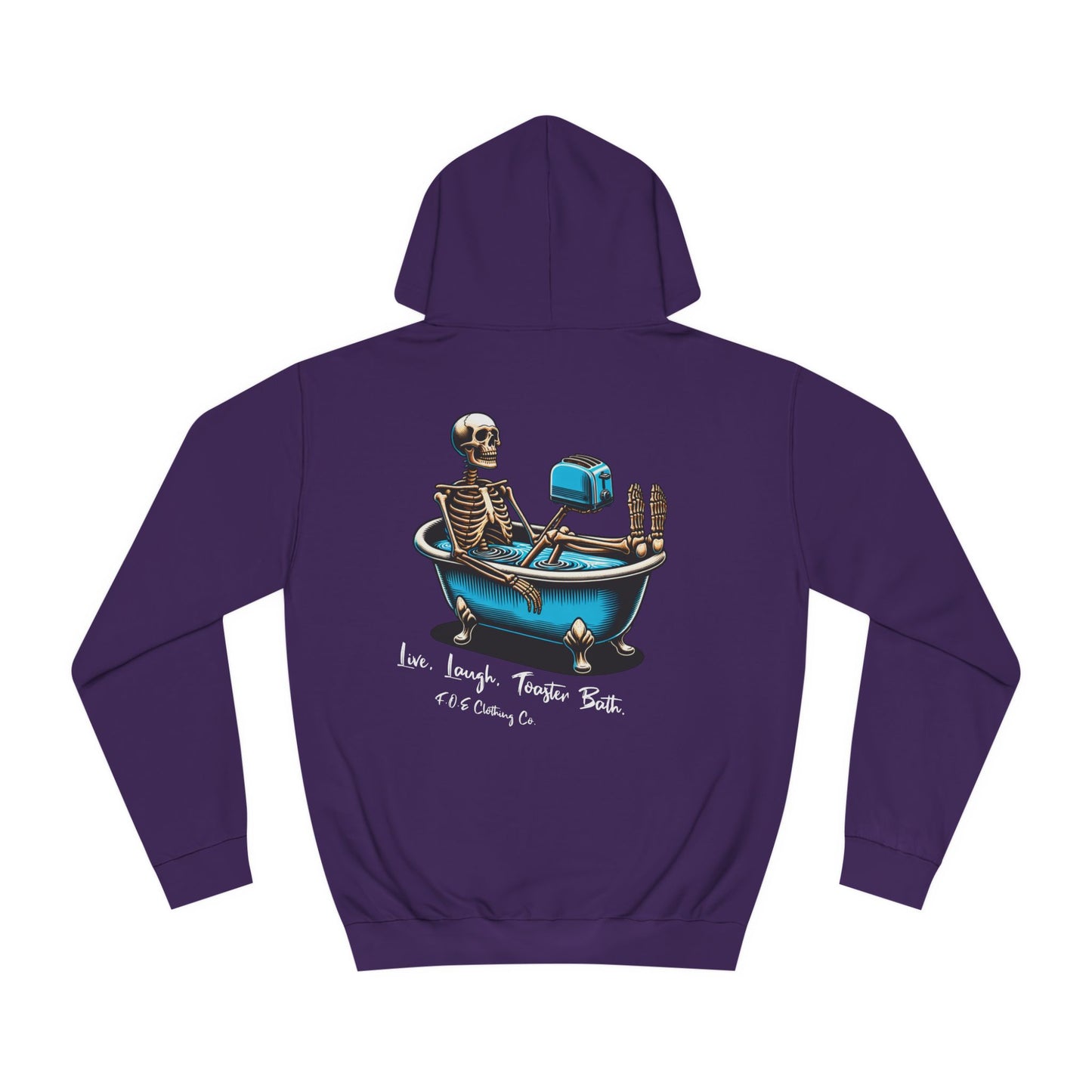 Live, Laugh, Toaster Bath Hoodie