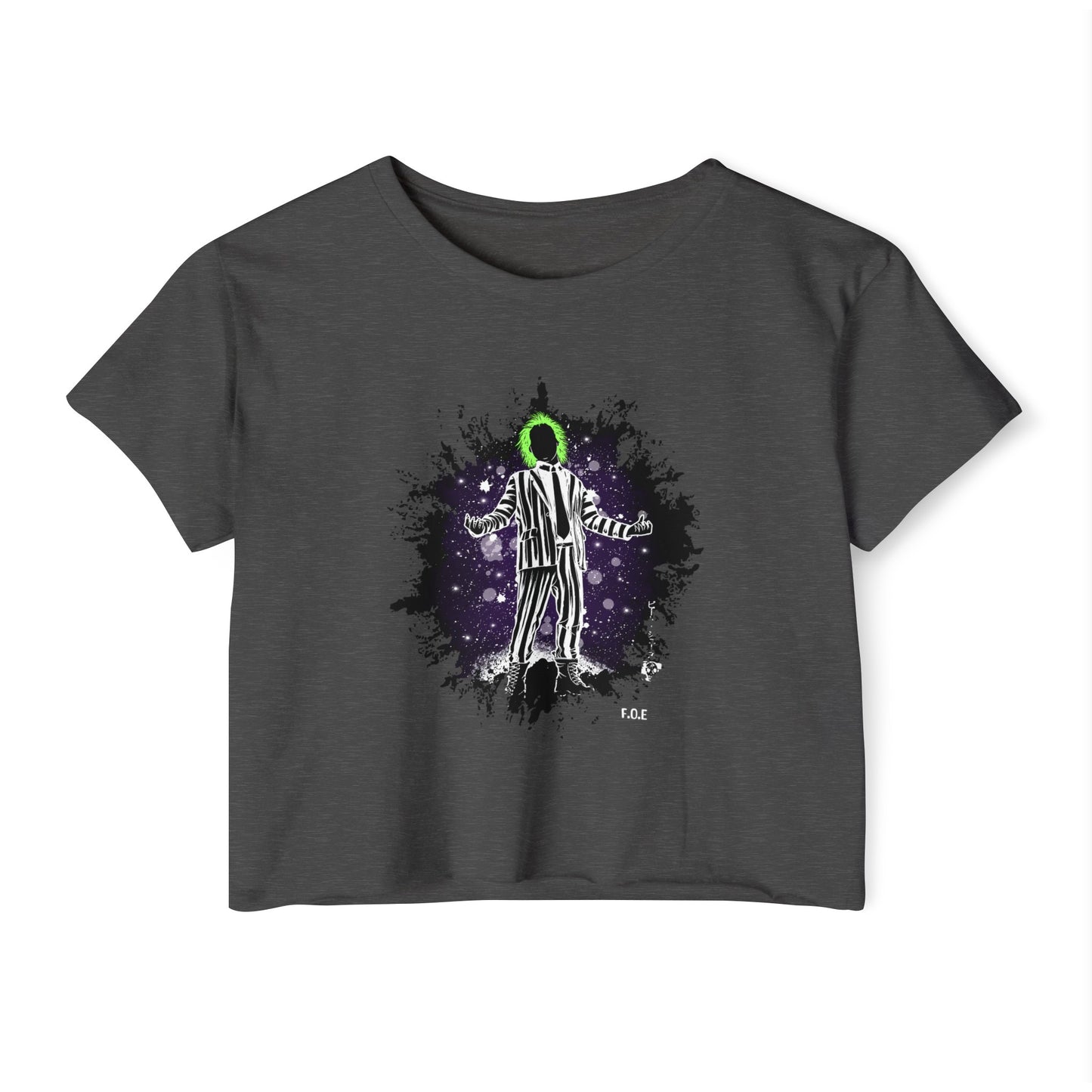 Beetlejuice Crop Top