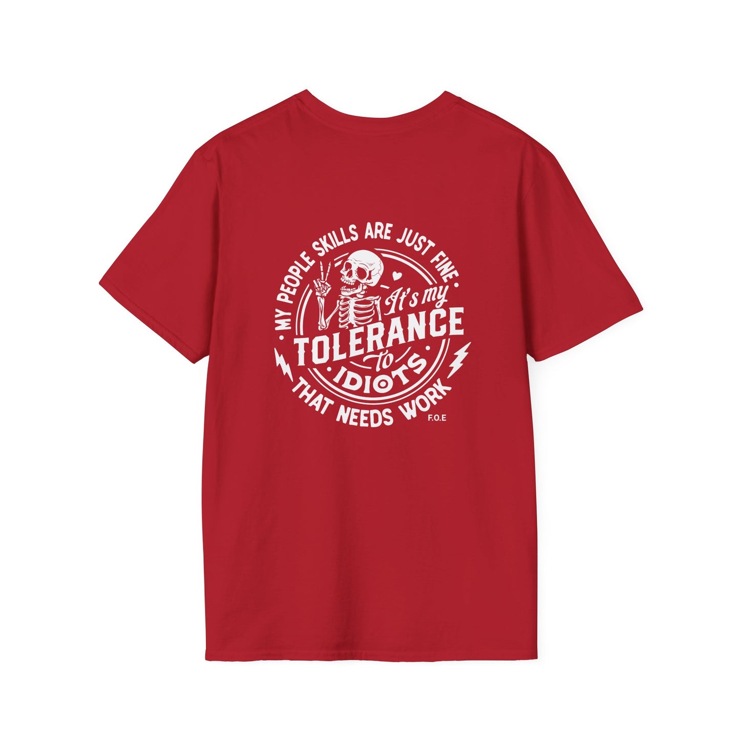 My tolerance