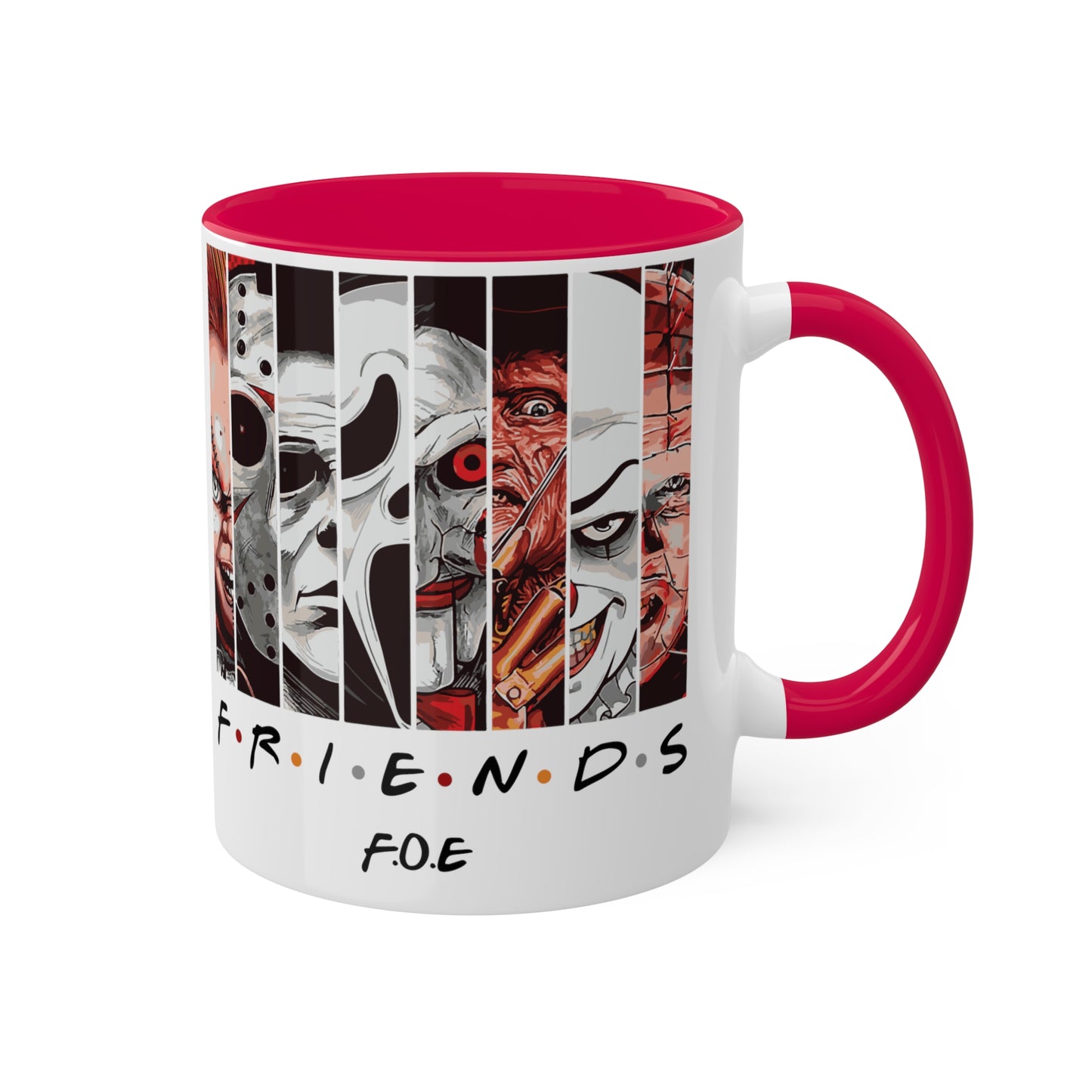 Deadly Friends Colorful Mugs, 11oz