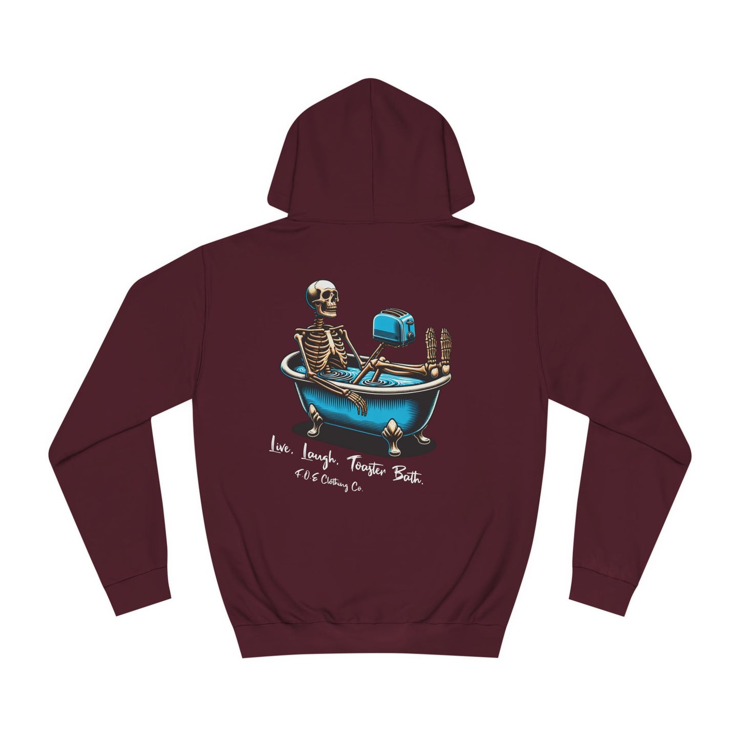 Live, Laugh, Toaster Bath Hoodie