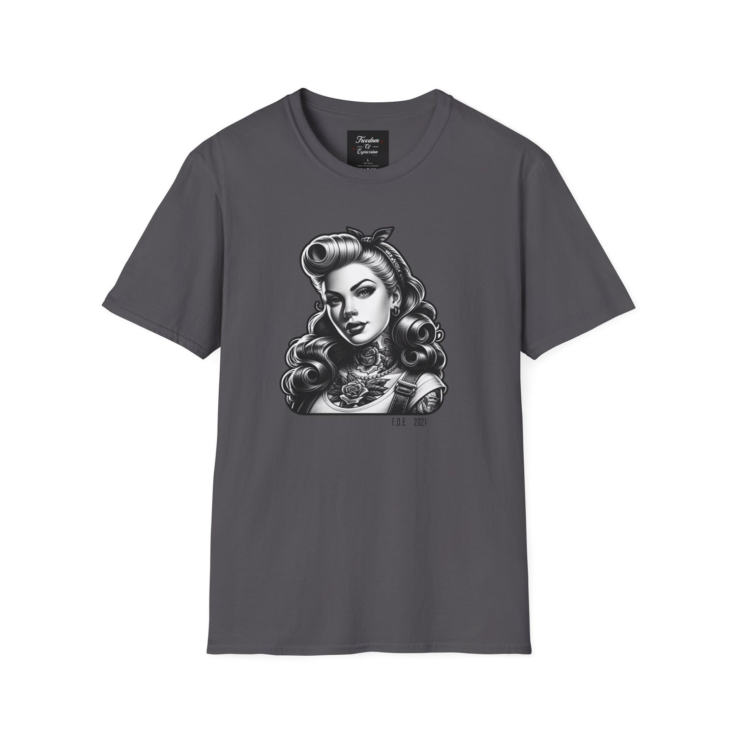 Rebecca PinUp (Black Text)