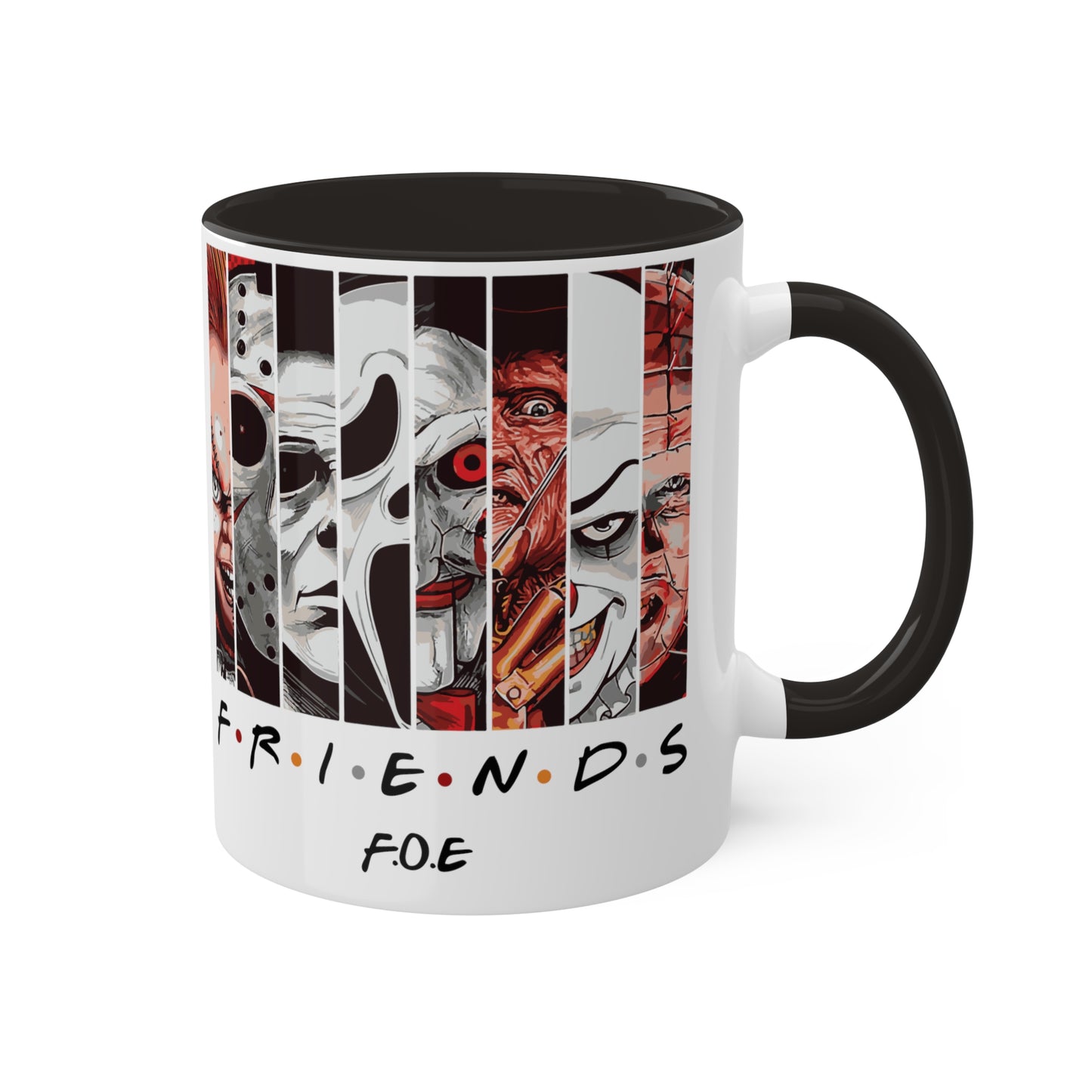 Deadly Friends Colorful Mugs, 11oz