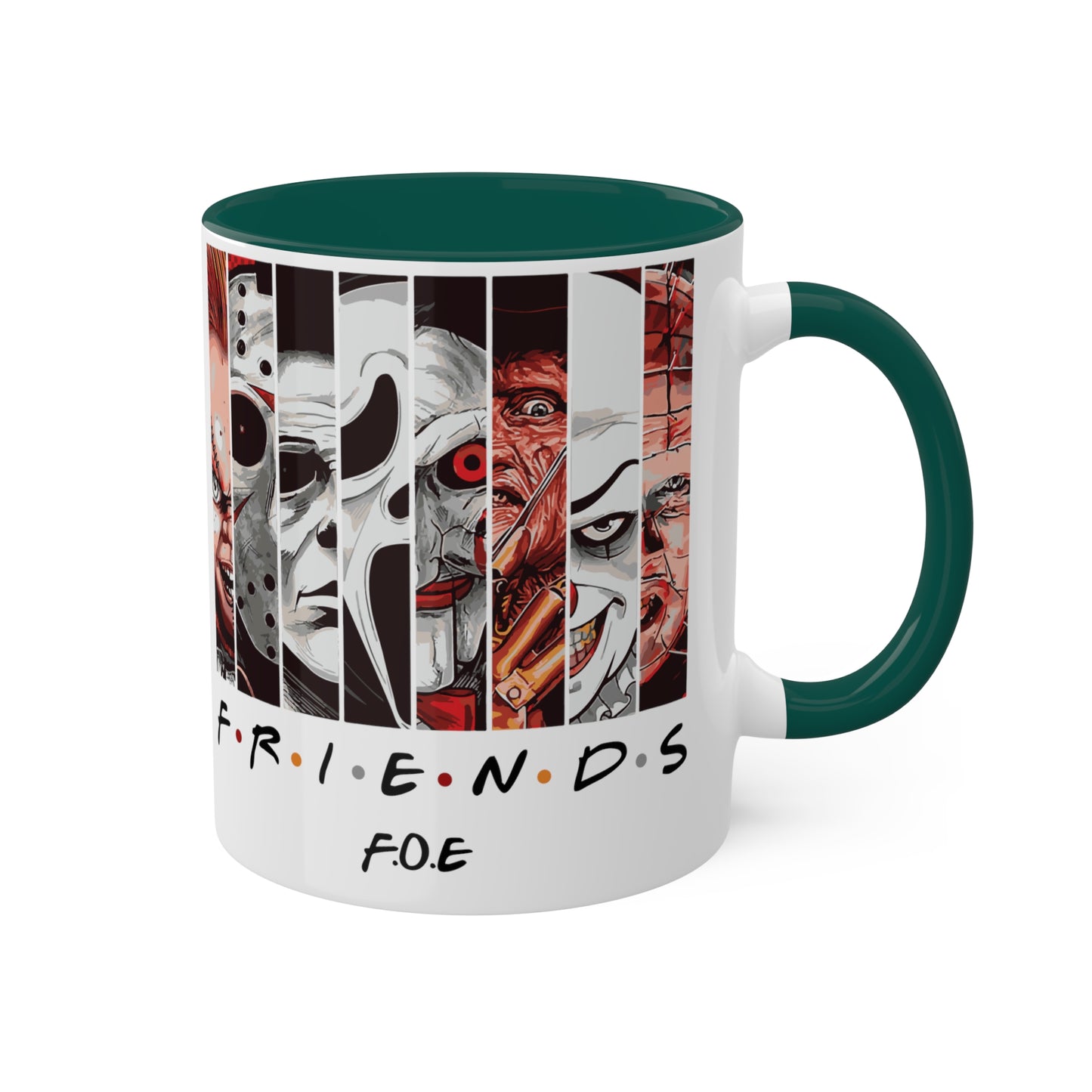 Deadly Friends Colorful Mugs, 11oz