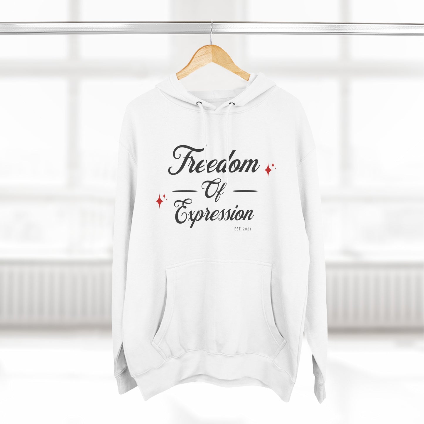 Freedom of Expression OG Hoodie (Black/White)