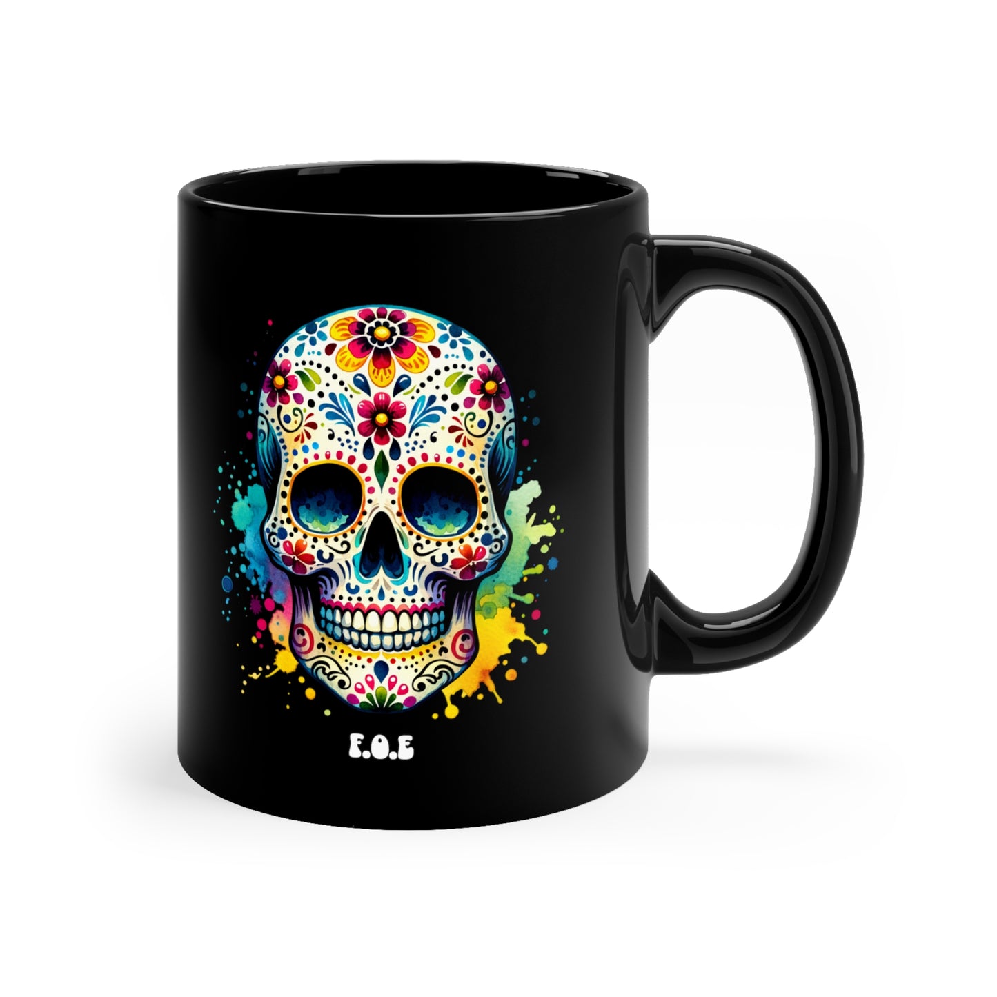 Sugar Skull FOE 11oz mug (Black)