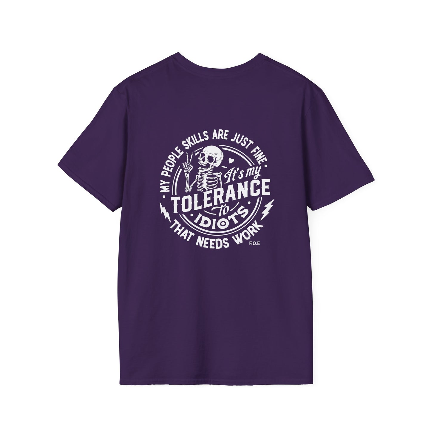 My tolerance