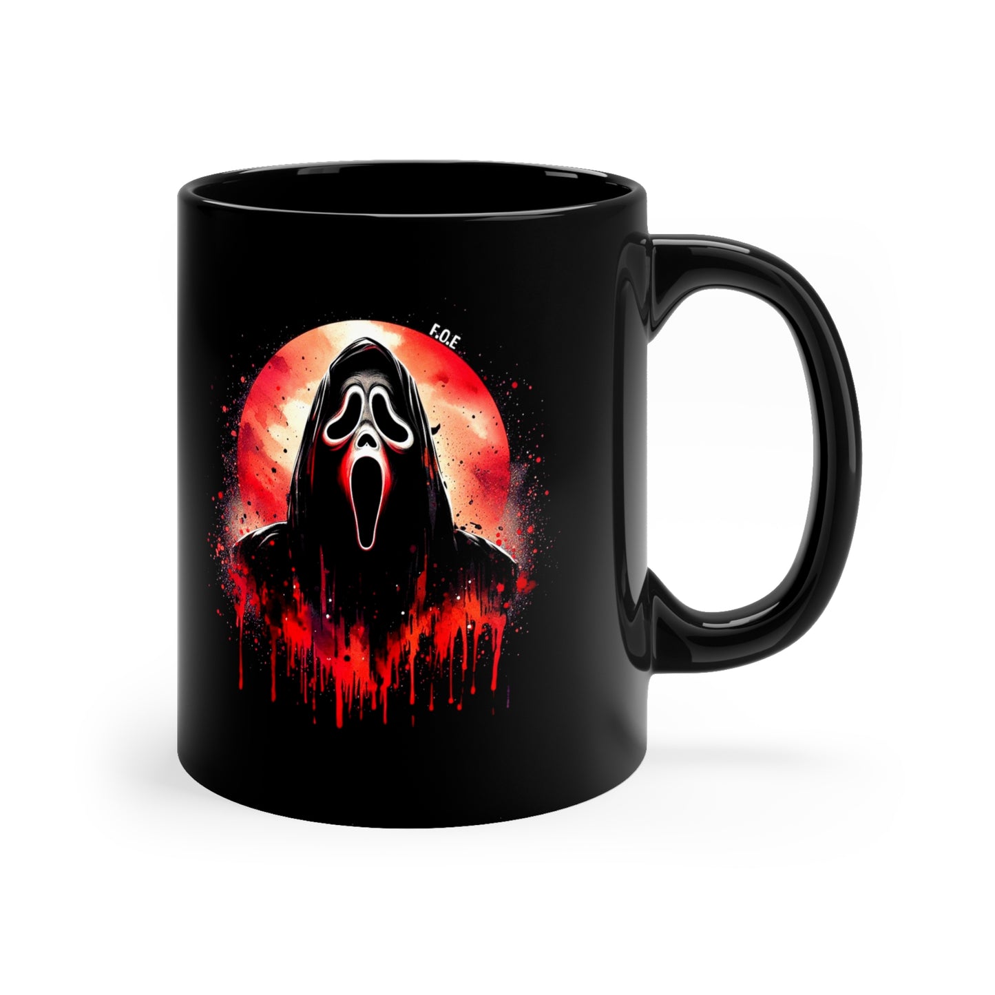 GhostFace Black 11oz mug