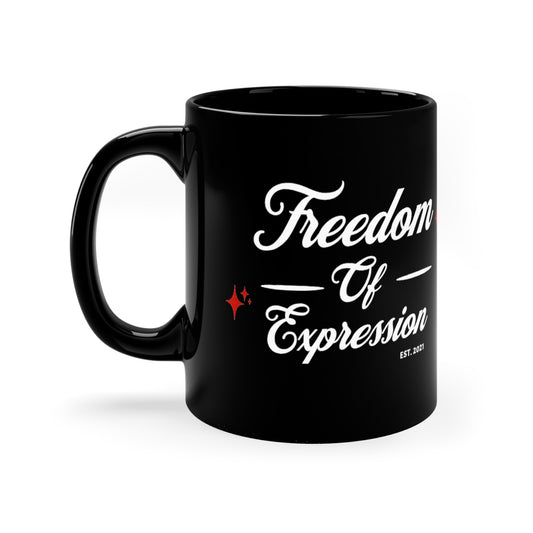 Freedom Of Expression 11oz Mug (Black)