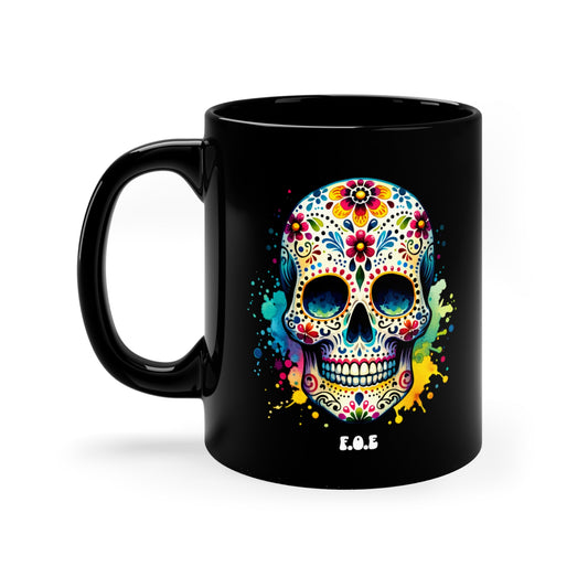 Sugar Skull FOE 11oz mug (Black)