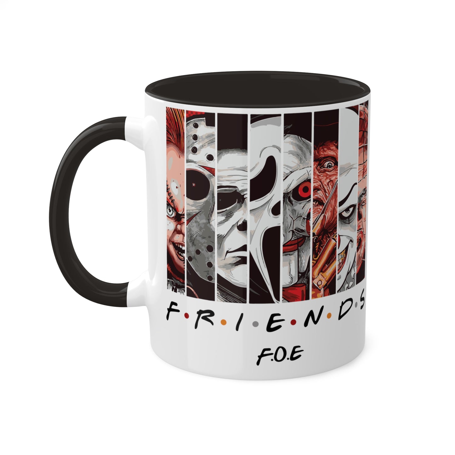 Deadly Friends Colorful Mugs, 11oz