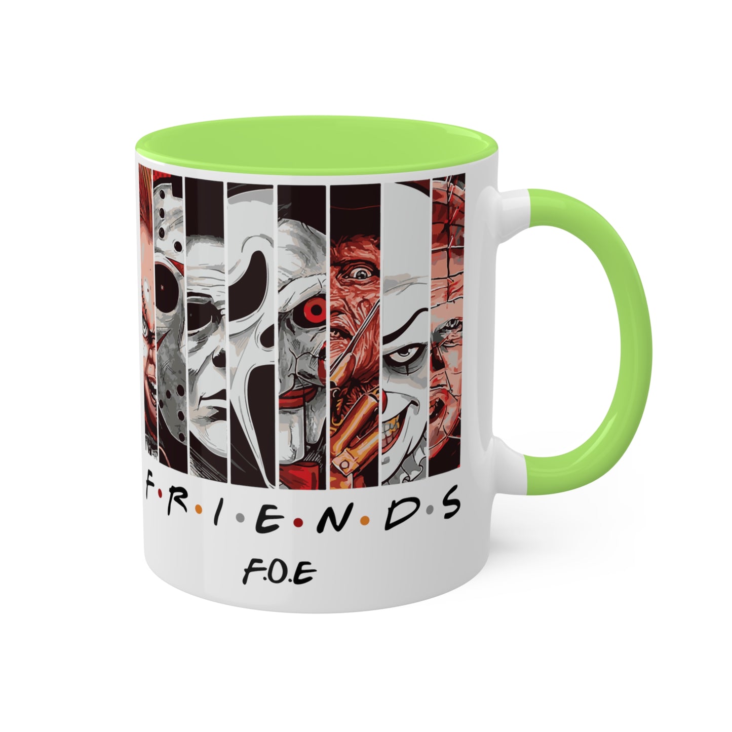 Deadly Friends Colorful Mugs, 11oz