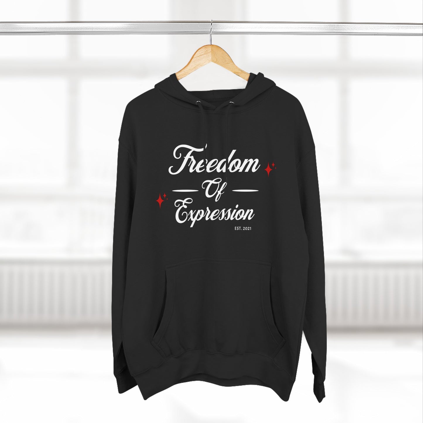 Freedom of Expression OG Hoodie (Black/White)