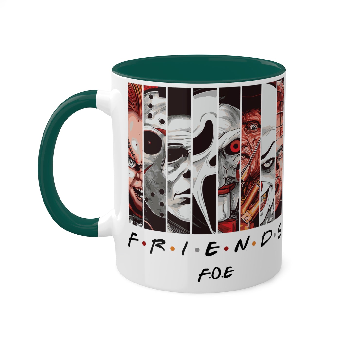 Deadly Friends Colorful Mugs, 11oz