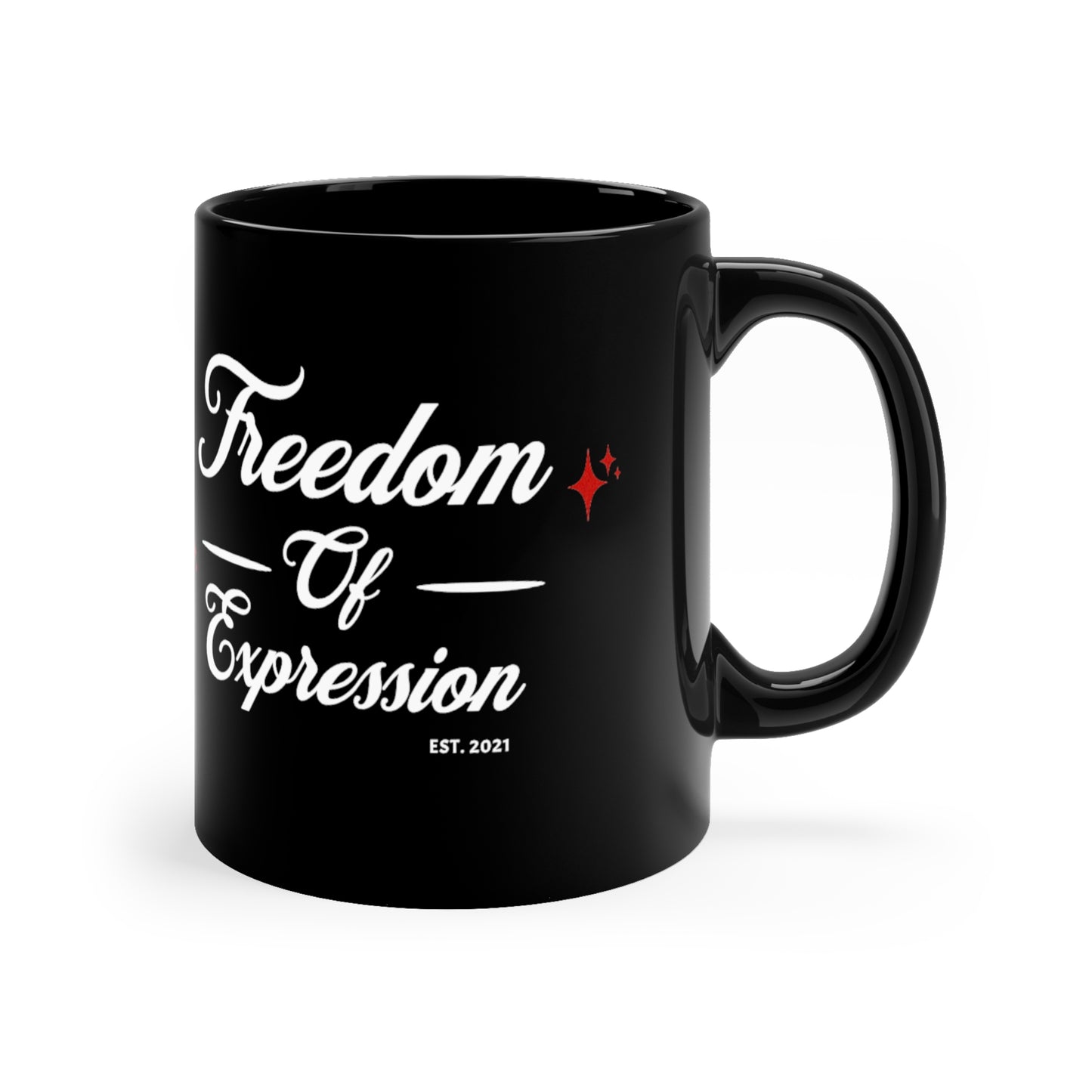 Freedom Of Expression 11oz Mug (Black)