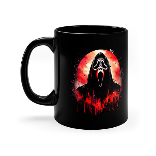 GhostFace Black 11oz mug