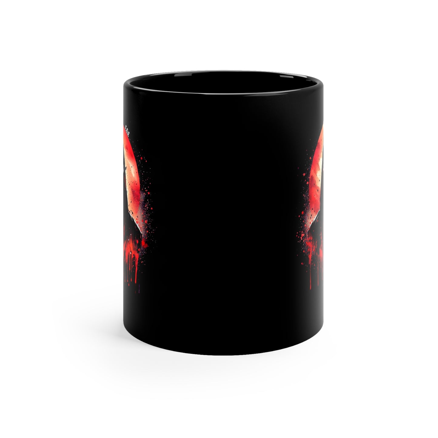 GhostFace Black 11oz mug